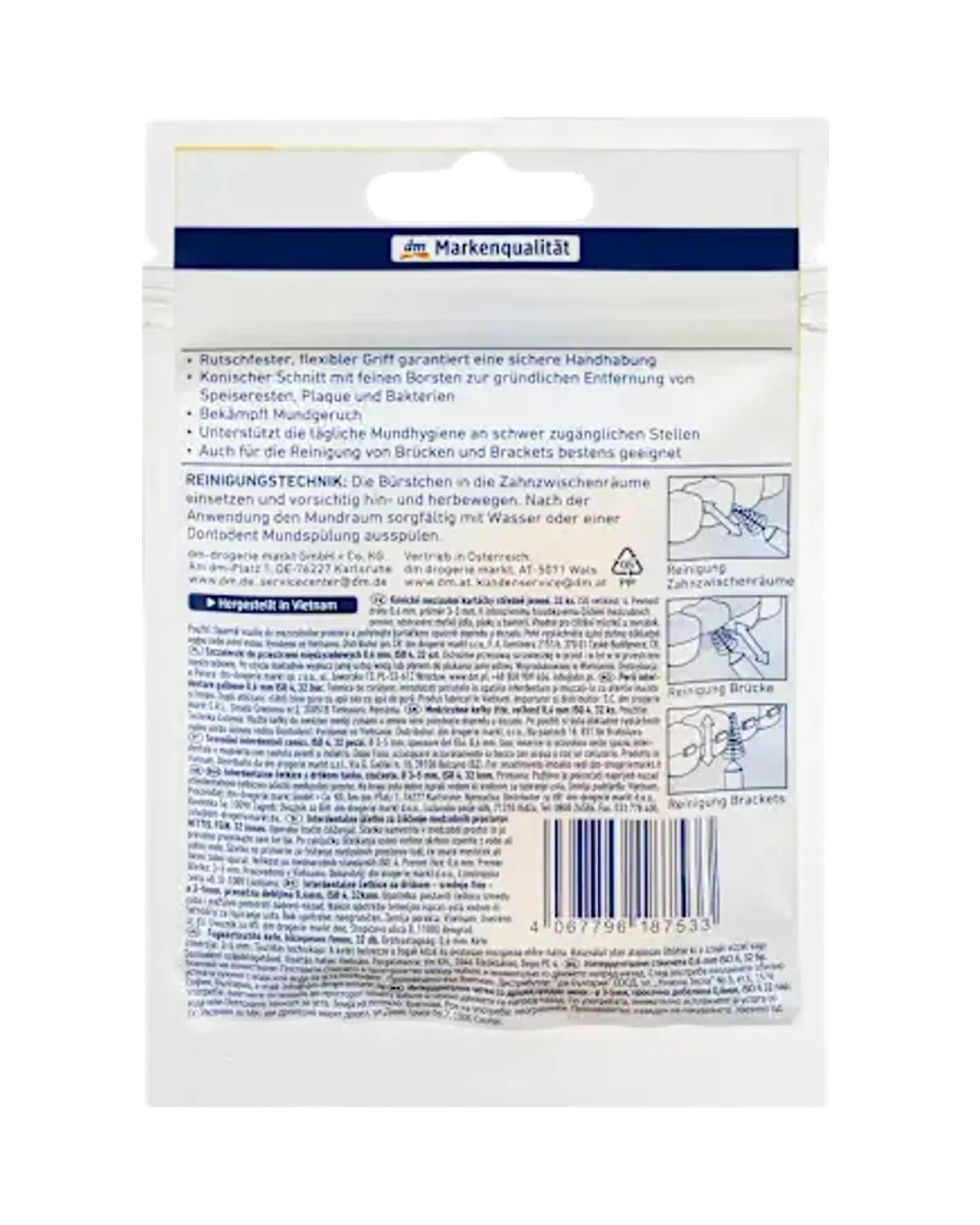 Dontodent Interdental Brushes 32 brush ISO 4