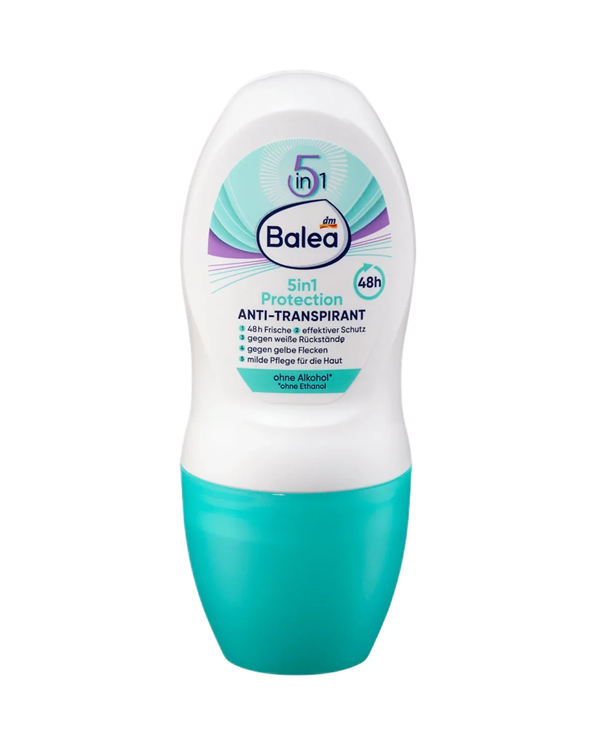 رول أون مضاد للتعرق بحماية 5 في 1 Balea 50 ml