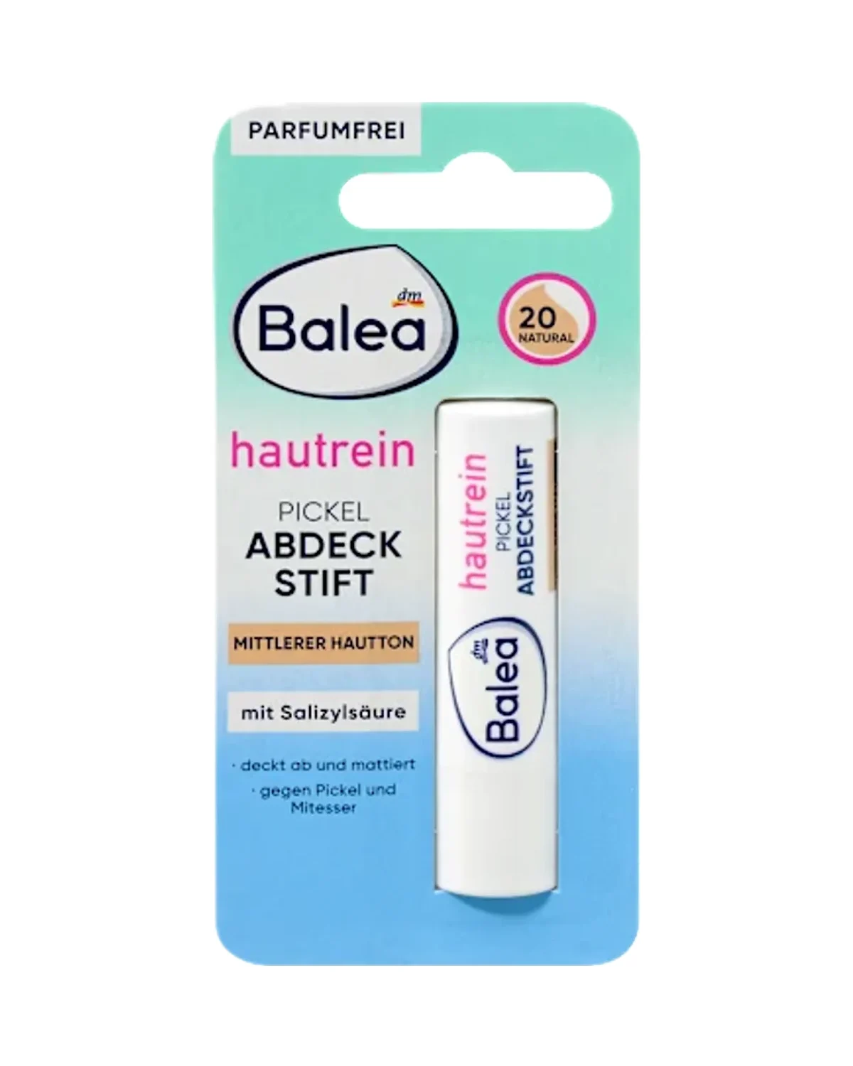 Balea Hautrein Blemish Concealer Stick 4.5 g 20 Mittlerer Hautton