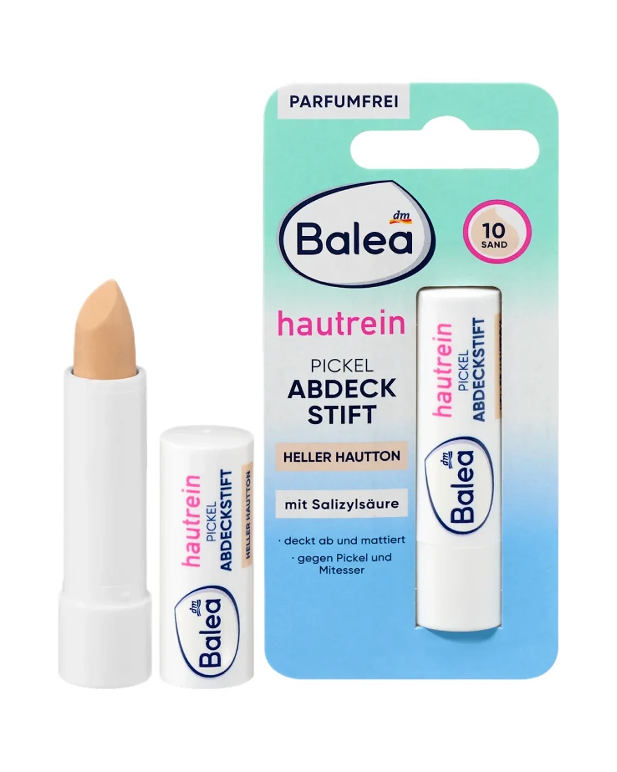 Balea Hautrein Blemish Concealer Stick 4.5 g 10 Heller Hautton