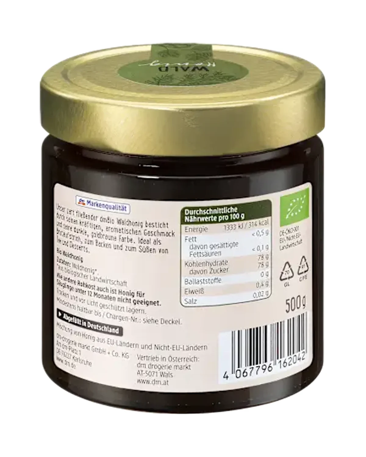 dmBio Organic Forest Honey 500 g