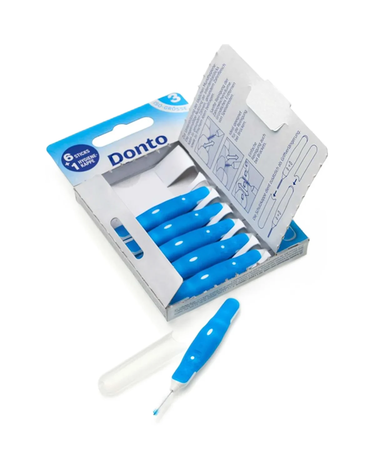 أعواد ما بين الأسنان Dontodent 1 pack مقاس ISO 3 — 2.5–4.5