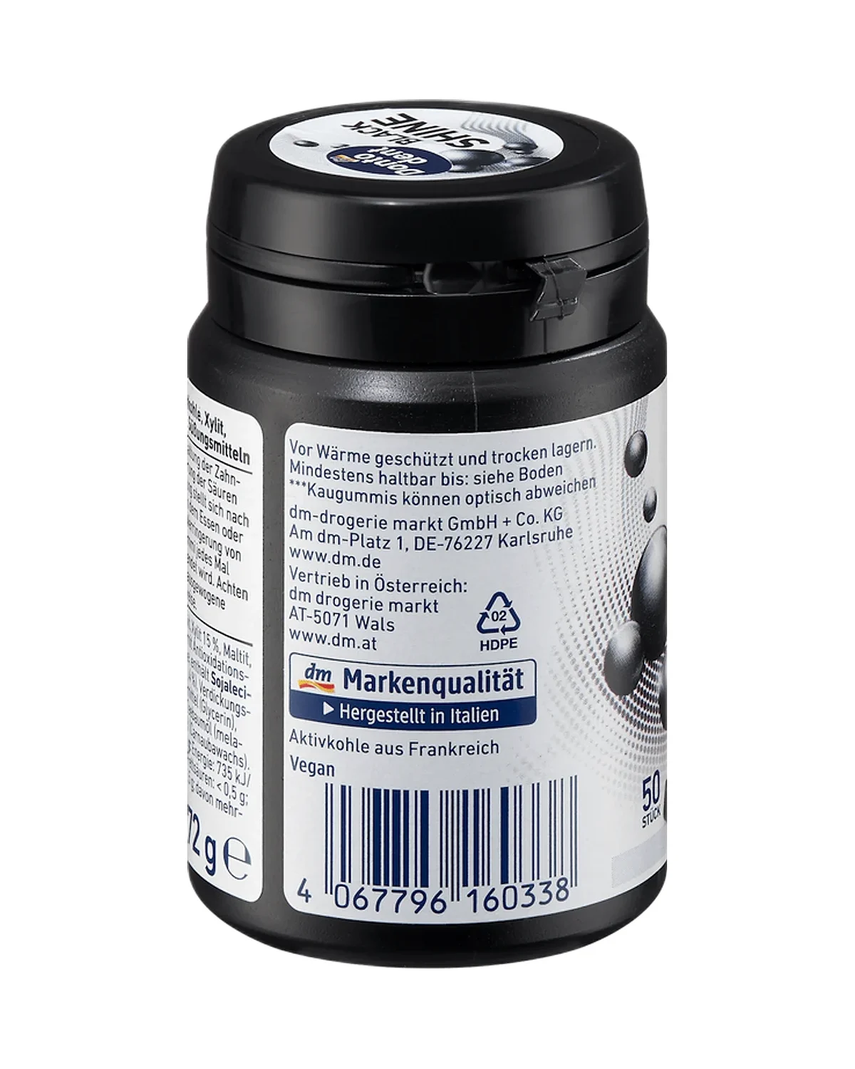 علكة Dontodent Black Shine 1 g