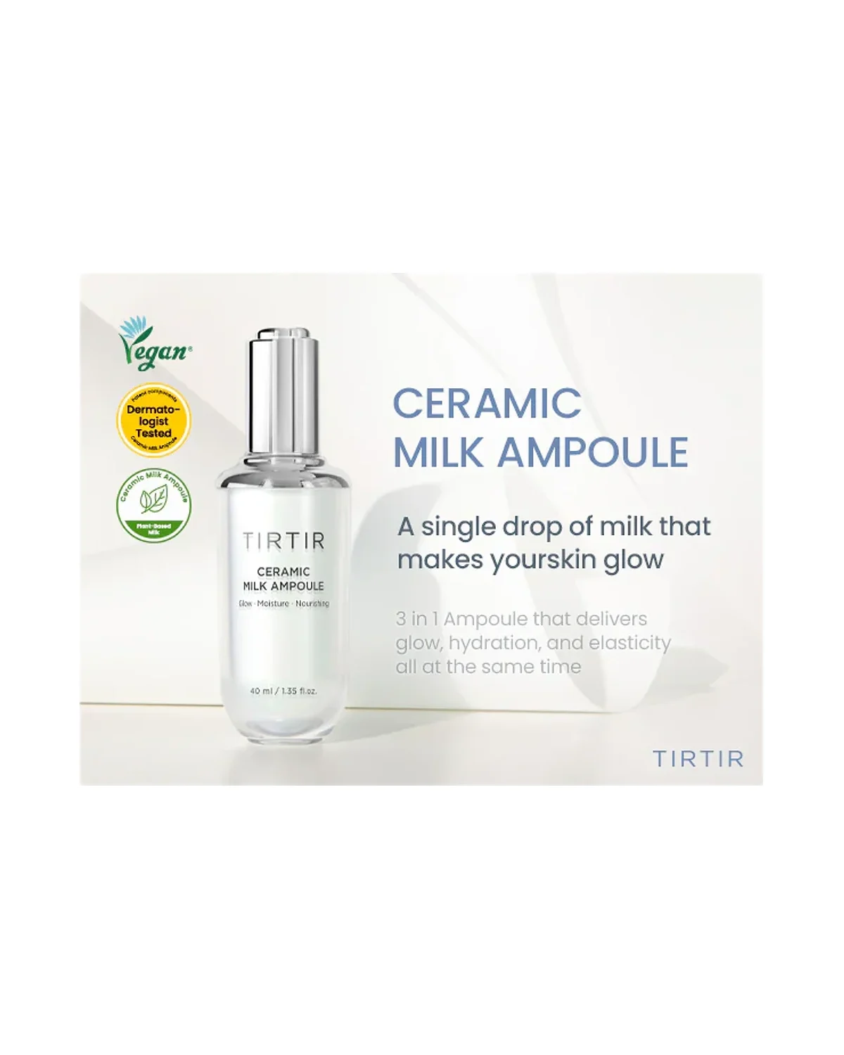 TIRTIR Ceramic Milk Ampoule 40 ml