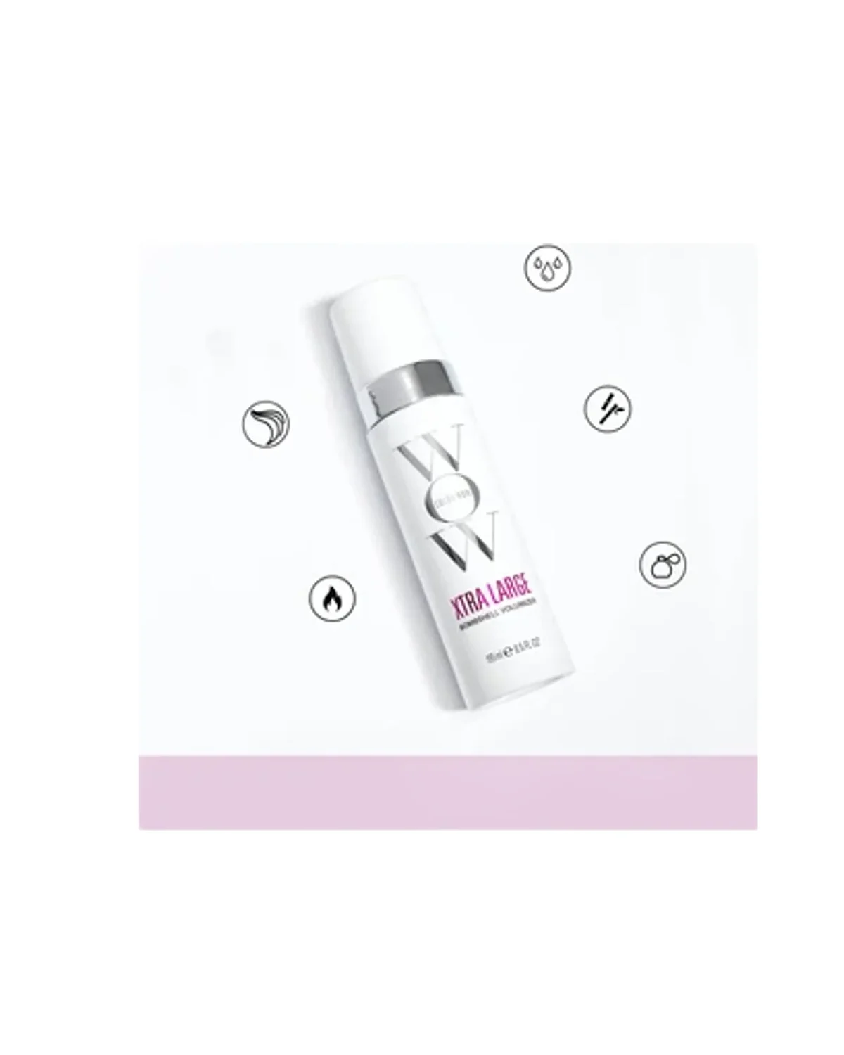 Color Wow Xtra Large Volumising Hair Mousse with Heat Protection 195 ml
