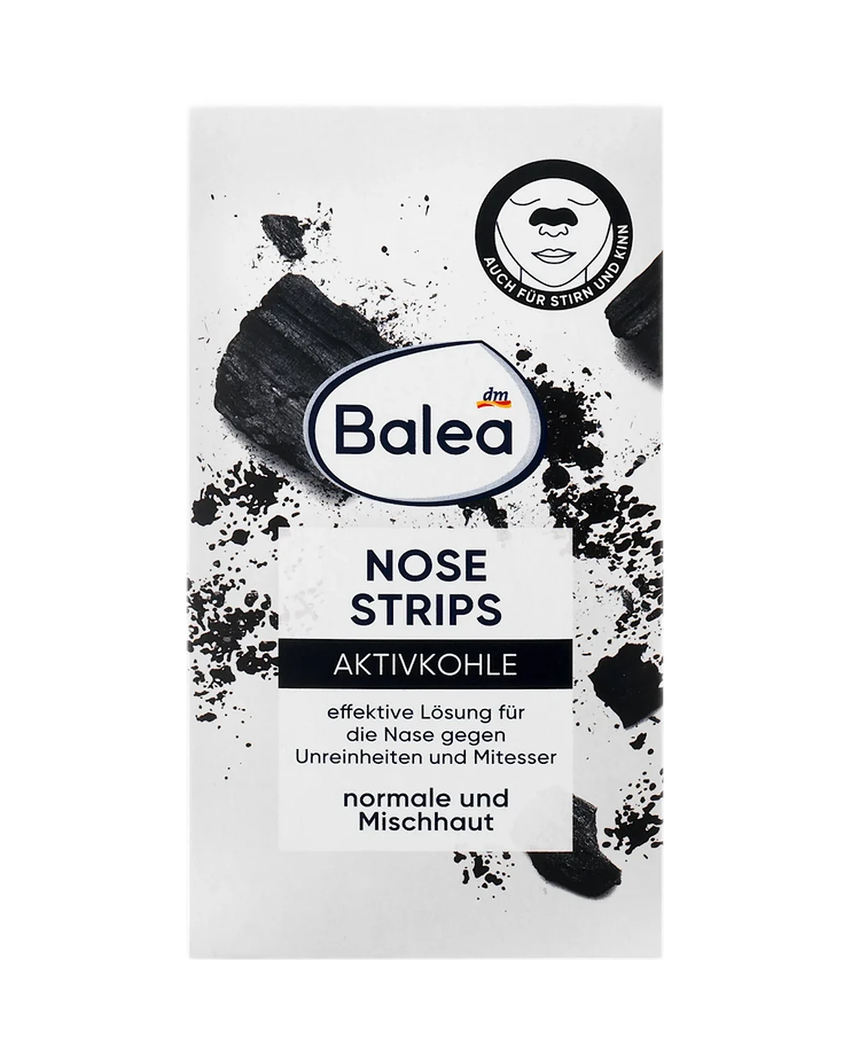 لصقات أنف بالفحم النشط Balea 3 strip