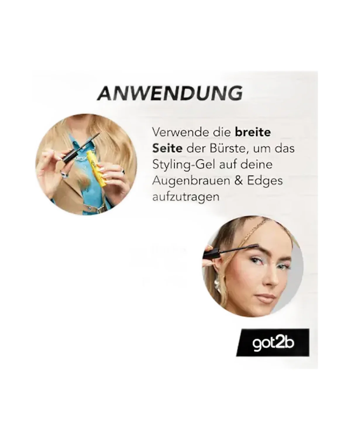 got2b Kleber Styling Gel 4 Brows & Edges 2in1 16 ml