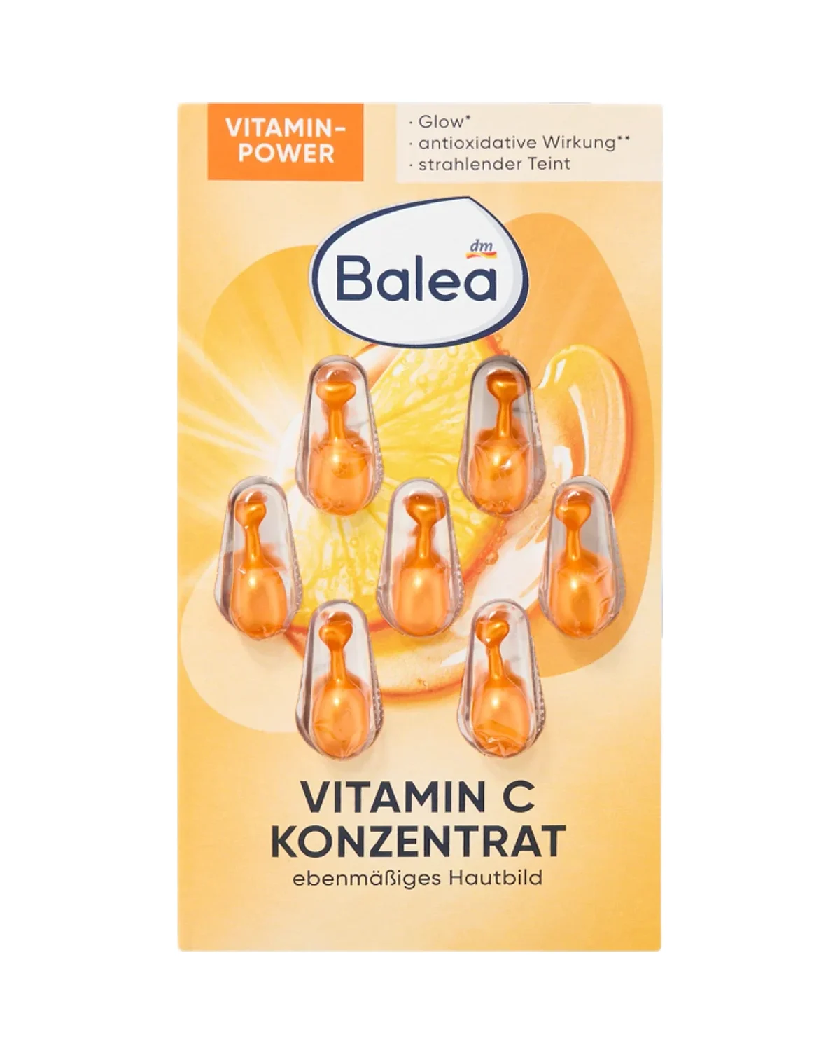 أمبولات مركزة بفيتامين سي Balea Konzentrat 7 ampoule فيتامين سي