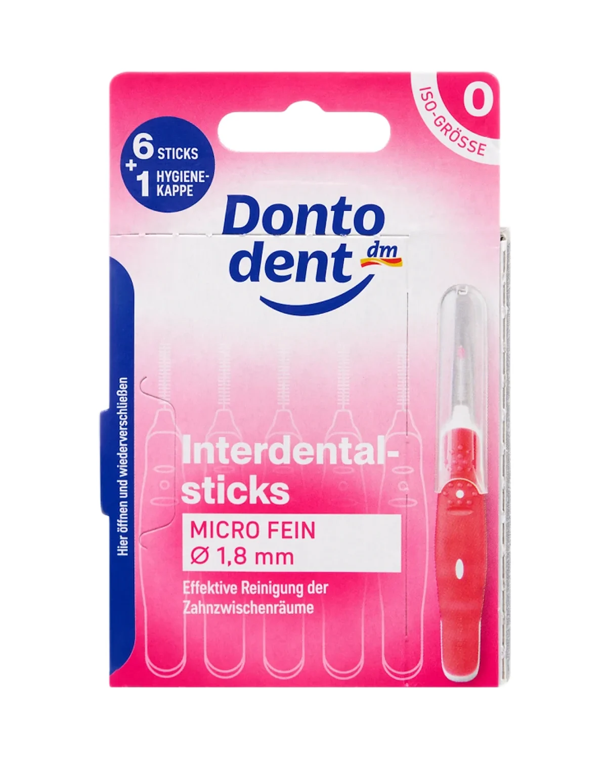 فرش ما بين الأسنان Dontodent 6 brush مقاس ISO 0 — 0.4 مم