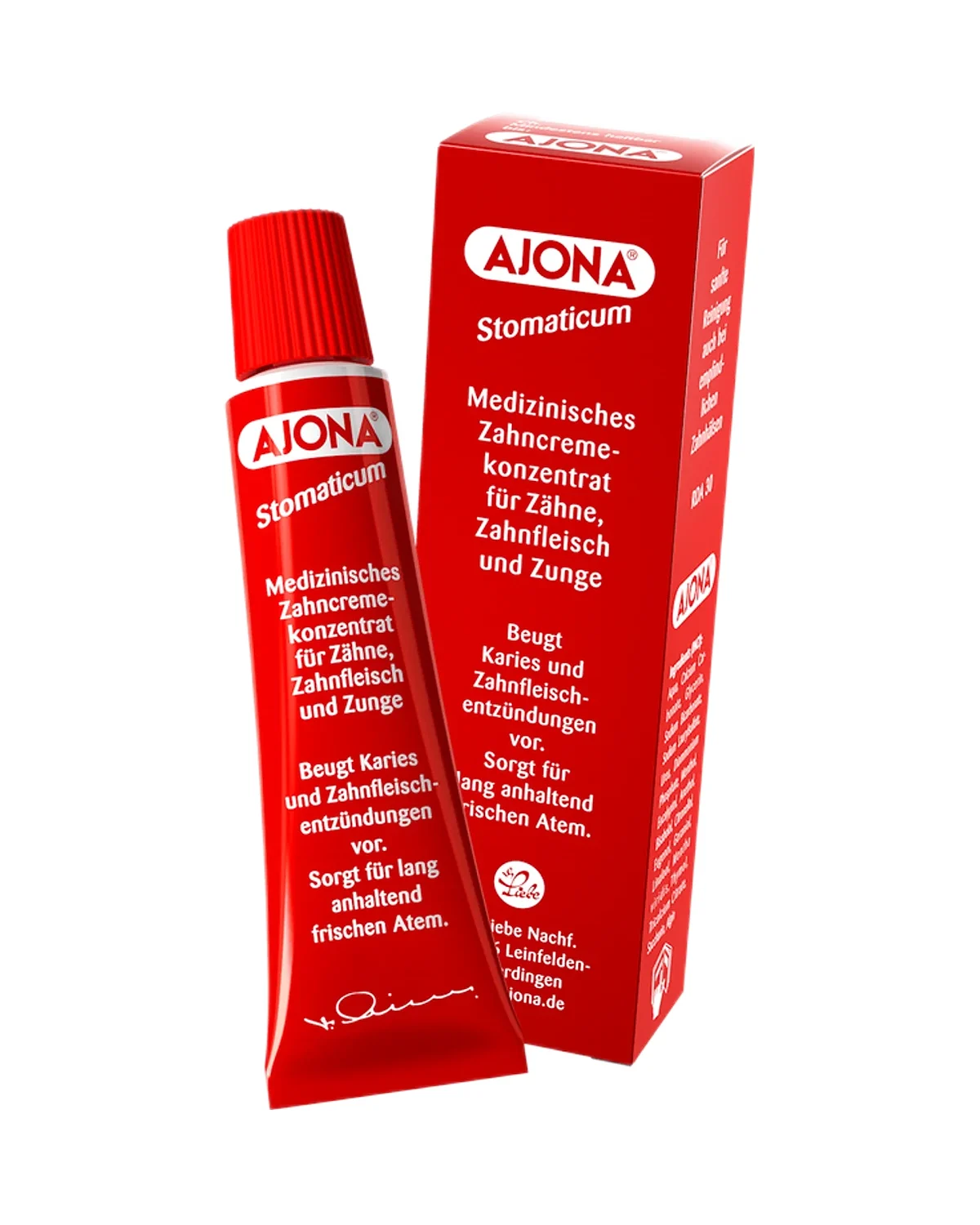 معجون أسنان مركز خالٍ من الفلورايد AJONA 25 ml